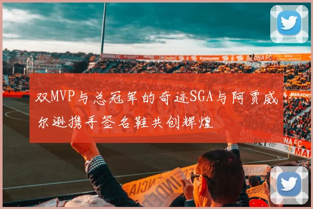 双MVP与总冠军的奇迹SGA与阿贾威尔逊携手签名鞋共创辉煌